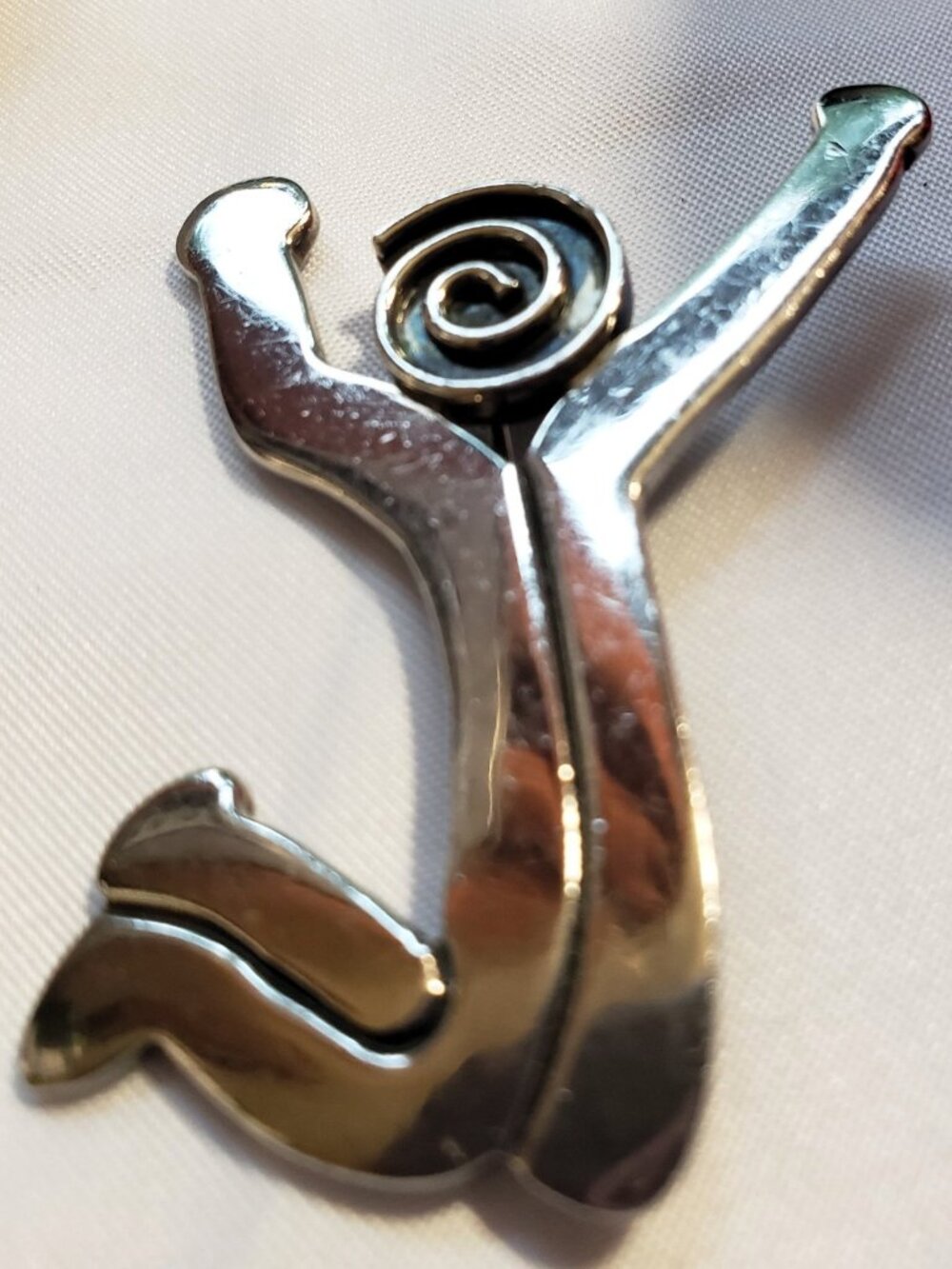 Vintage Taxco Mexico 925 Sterling Modernist "Dancing Figure" Brooch – 13g